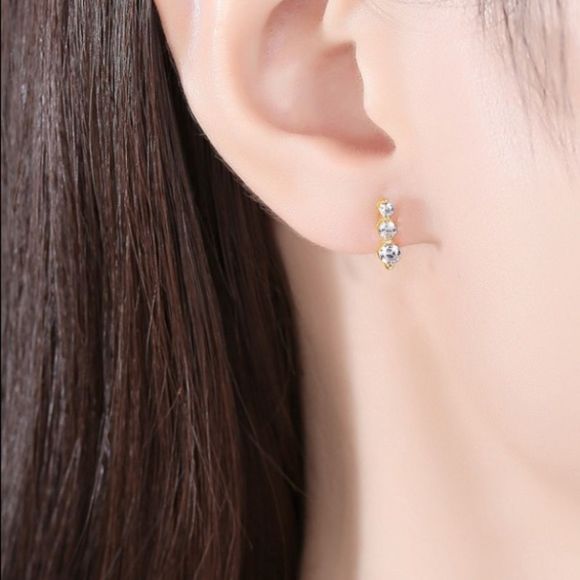 14K White Gold Bar Necklace Gift Set - Picture 5 of 5